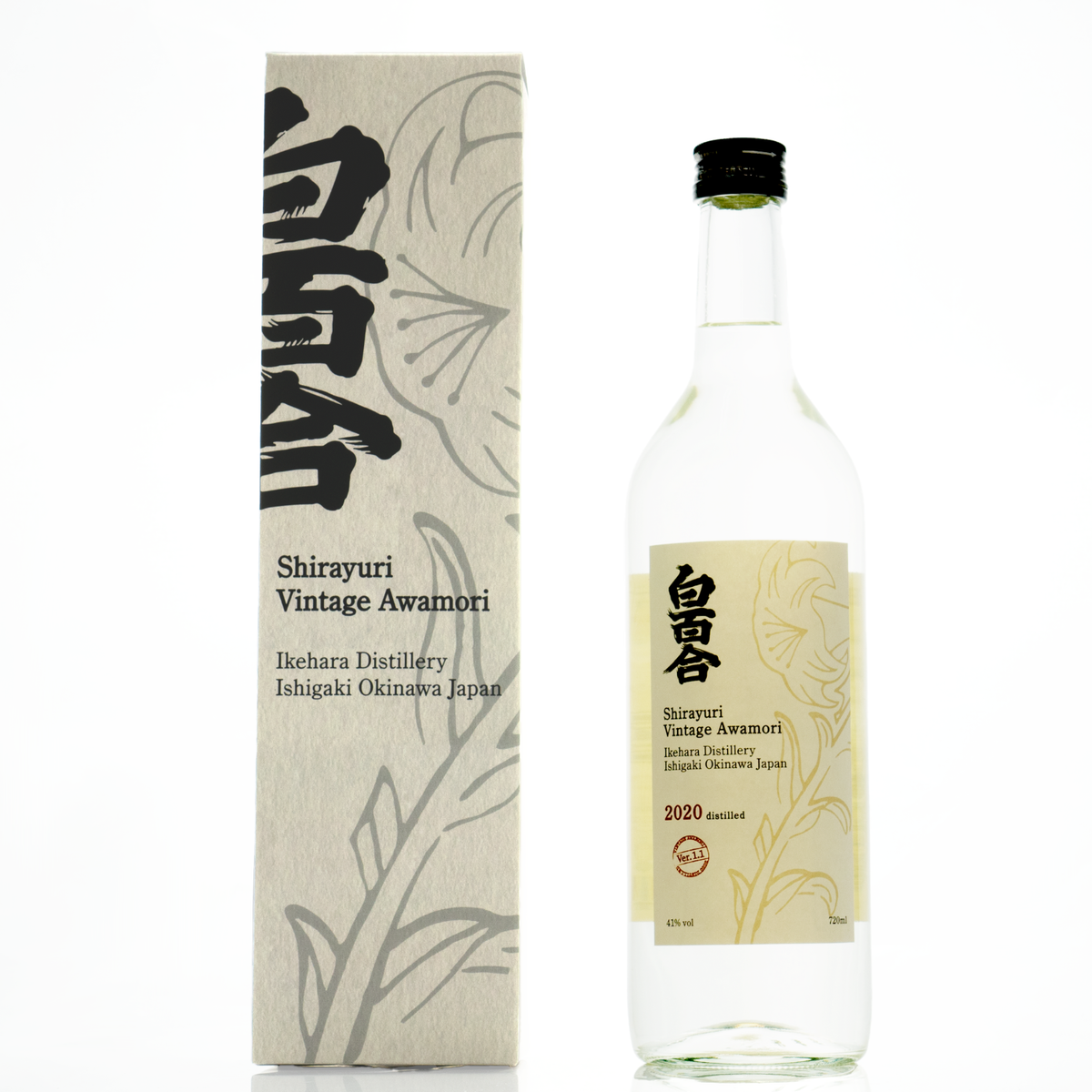 古酒　白百合 白百合古酒 41度 ❘数量限定の白百合古酒 – shimmer online