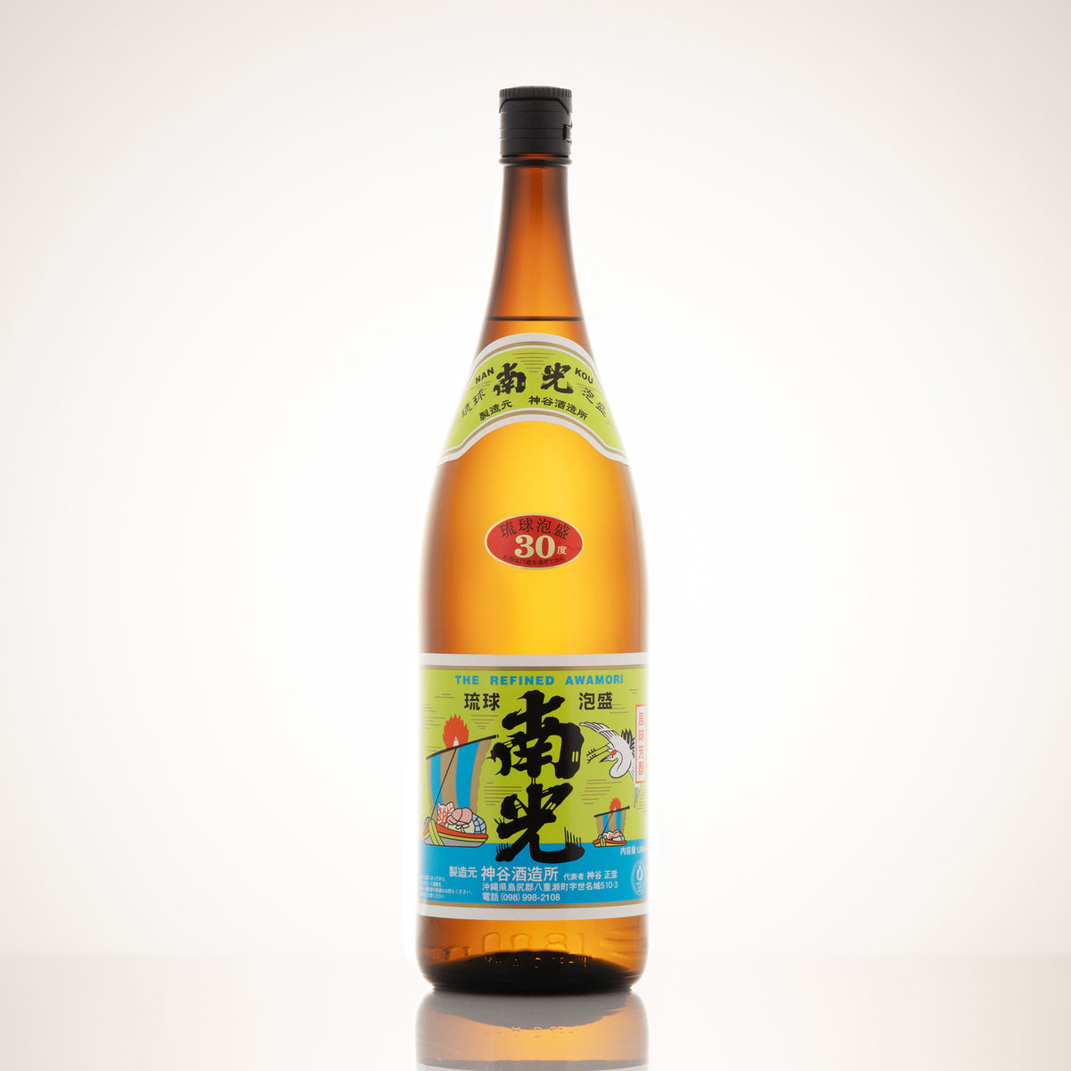 南光 30度 ❘宝船と鶴のラベルが思わず目を引く優しい甘さが際立つ一杯